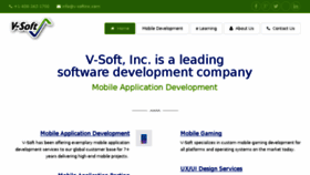 What V-softinc.com website looked like in 2018 (6 years ago)