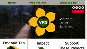 What Vietnamreliefservices.org website looked like in 2018 (5 years ago)