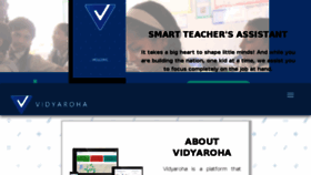 What Vidyaroha.com website looked like in 2018 (6 years ago)