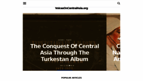 What Voicesoncentralasia.org website looked like in 2018 (5 years ago)