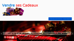 What Vendre-ses-cadeaux.fr website looked like in 2018 (5 years ago)