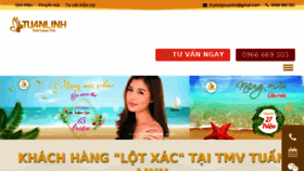 What Vienthammytuanlinh.vn website looked like in 2018 (5 years ago)