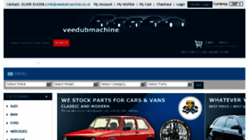 What Veedubmachine.co.uk website looked like in 2018 (6 years ago)