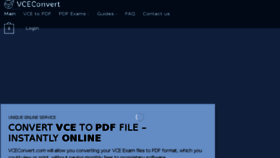 What Vceconvert.com website looked like in 2018 (5 years ago)