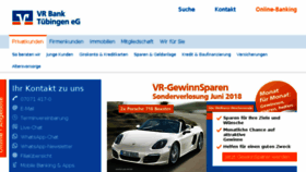 What Volksbank-tuebingen.de website looked like in 2018 (5 years ago)