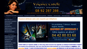 What Voyance-catielle.com website looked like in 2018 (5 years ago)