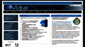 What Virtua.es website looked like in 2018 (5 years ago)