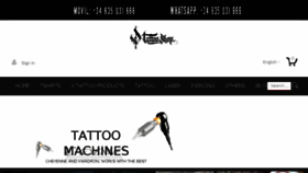 What Vtattooshop.es website looked like in 2018 (5 years ago)