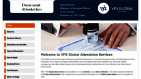 What Vfsattestation.com website looked like in 2018 (5 years ago)