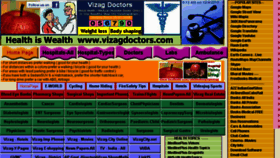 What Vizagdoctors.com website looked like in 2018 (5 years ago)