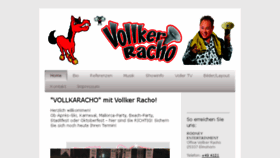 What Vollker-racho.de website looked like in 2018 (6 years ago)