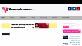 What Venezuelaendolares.com website looked like in 2018 (6 years ago)