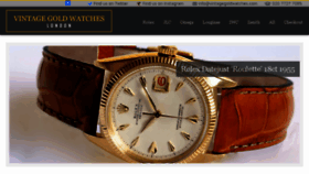 What Vintagegoldwatches.com website looked like in 2018 (6 years ago)