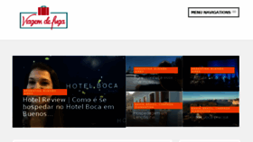 What Viagemdefuga.com.br website looked like in 2018 (5 years ago)