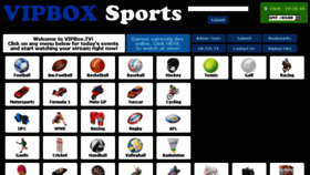 What Vipbox.net website looked like in 2018 (5 years ago)