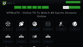 What Vipboxtv.me website looked like in 2018 (5 years ago)