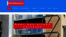 What Vertaalbureau.nl website looked like in 2018 (5 years ago)