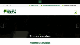What Viverosferca.com website looked like in 2018 (5 years ago)