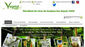What Vegetal-water.fr website looked like in 2018 (5 years ago)