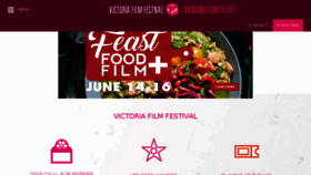 What Victoriafilmfestival.com website looked like in 2018 (5 years ago)