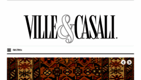 What Villeecasali.com website looked like in 2018 (5 years ago)