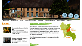 What Ville-yvreleveque.fr website looked like in 2018 (5 years ago)