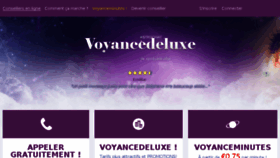 What Voyancedeluxe.ch website looked like in 2018 (5 years ago)