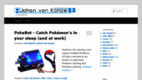 What Vonkonow.com website looked like in 2018 (5 years ago)