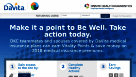 What Villagevitalitypoints.com website looked like in 2018 (5 years ago)