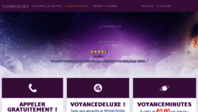What Voyancedeluxe.com website looked like in 2018 (5 years ago)