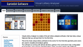 What Visuallotteryanalyser.com website looked like in 2018 (5 years ago)