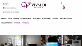 What Vivaldimeble.pl website looked like in 2018 (5 years ago)