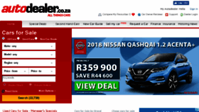 What Vehicletrader.co.za website looked like in 2018 (5 years ago)