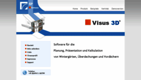 What Visus3d.de website looked like in 2018 (5 years ago)