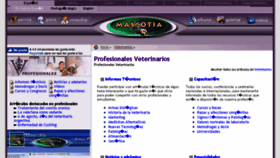 What Veterinarios.mascotia.com website looked like in 2018 (7 years ago)