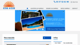 What Vente-camping.fr website looked like in 2018 (5 years ago)