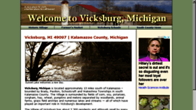What Vicksburg-michigan.com website looked like in 2018 (5 years ago)
