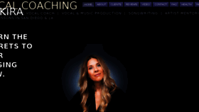 What Vocalcoachingbykira.com website looked like in 2018 (5 years ago)
