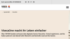 What Visecaone.ch website looked like in 2018 (5 years ago)