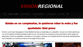 What Visionregional.com.ar website looked like in 2018 (5 years ago)