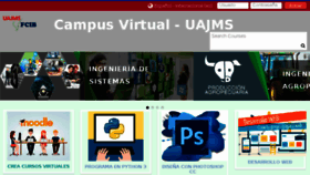 What Virtual.uajms.edu.bo website looked like in 2018 (5 years ago)