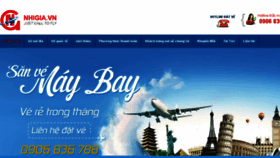 What Vemaybaygiatot.vn website looked like in 2018 (5 years ago)