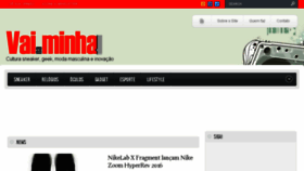 What Vainaminha.com.br website looked like in 2018 (5 years ago)