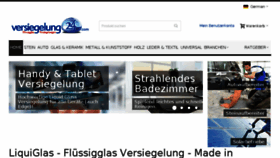 What Versiegelung24.com website looked like in 2018 (7 years ago)