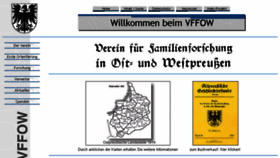 What Vffow.de website looked like in 2018 (5 years ago)