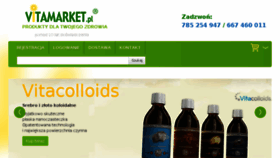 What Vitamarket.pl website looked like in 2018 (5 years ago)
