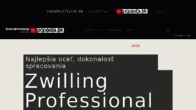 What Vasekuchyne.sk website looked like in 2018 (5 years ago)