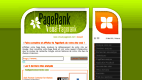 What Visual-pagerank.net website looked like in 2018 (5 years ago)