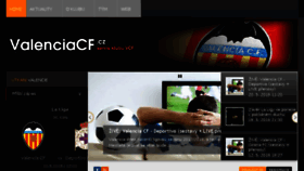 What Valenciacf.cz website looked like in 2018 (5 years ago)