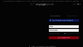 What Voyage-prive.fr website looked like in 2018 (5 years ago)
